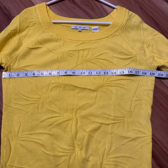 Eight Eight Eight Yellow Crew Neck Sweater - Picture 5 of 7